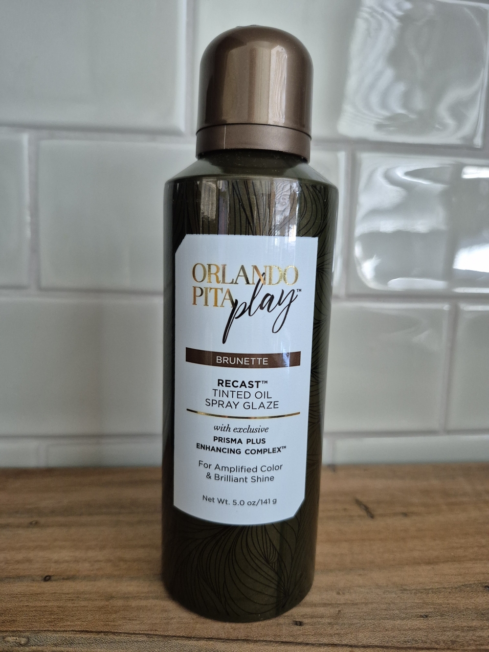 Orlando Pita Play Recast Tinted Oil Spray - Brunette